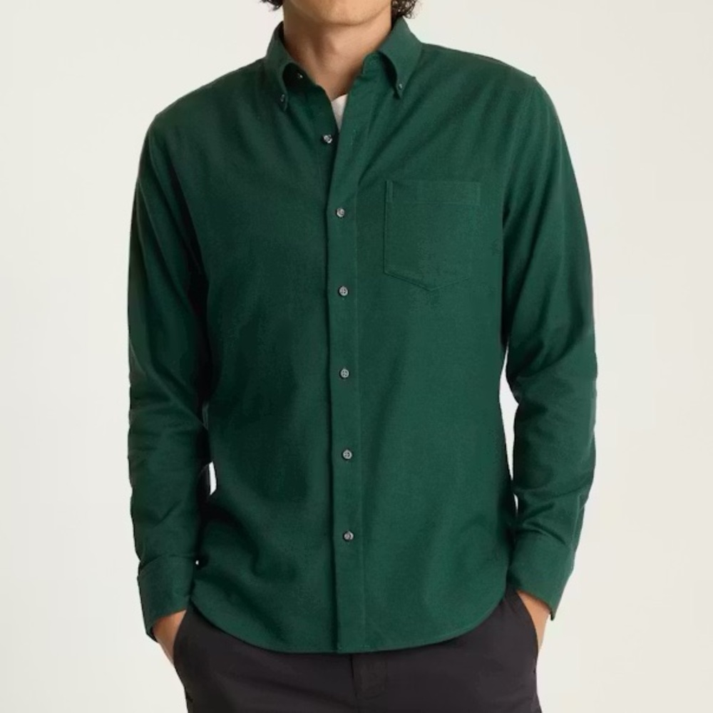 Bonobos Everyday Lightweight Flannel Shirt Slim Fit Large L